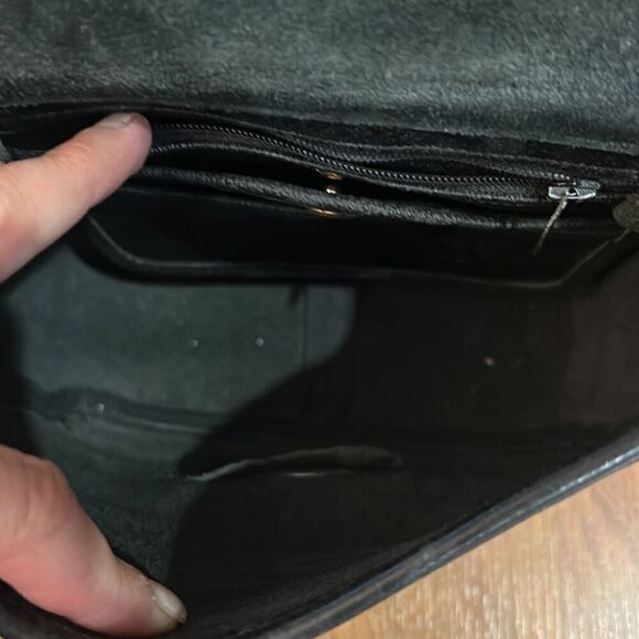 Dooney & Bourke Black classic Crossbody bag pebbled leather - Picture 7 of 9